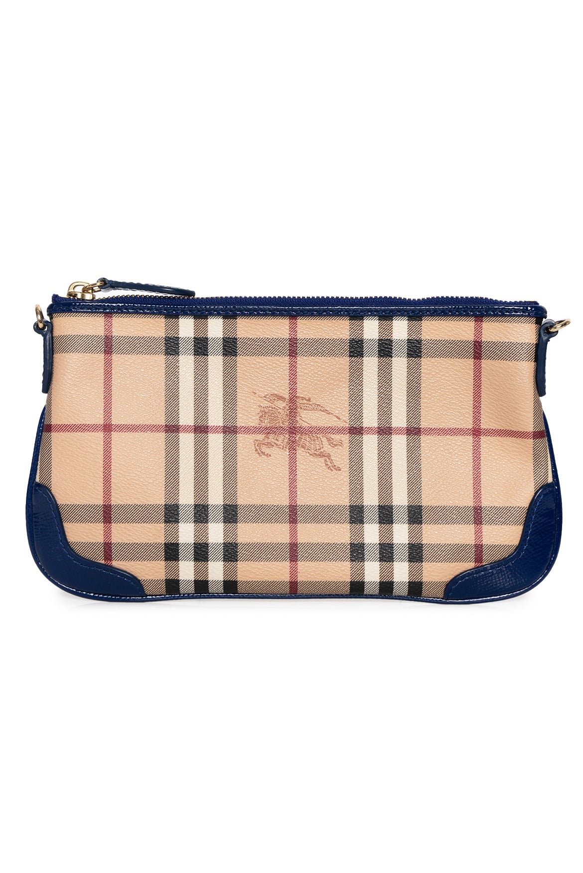 Image of Burberry Haymarket Check Pattern Crossbody Bag