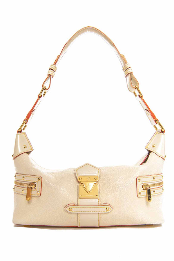 Louis Vuitton Suhali L'impetueux Shoulder Bag Handbag cream