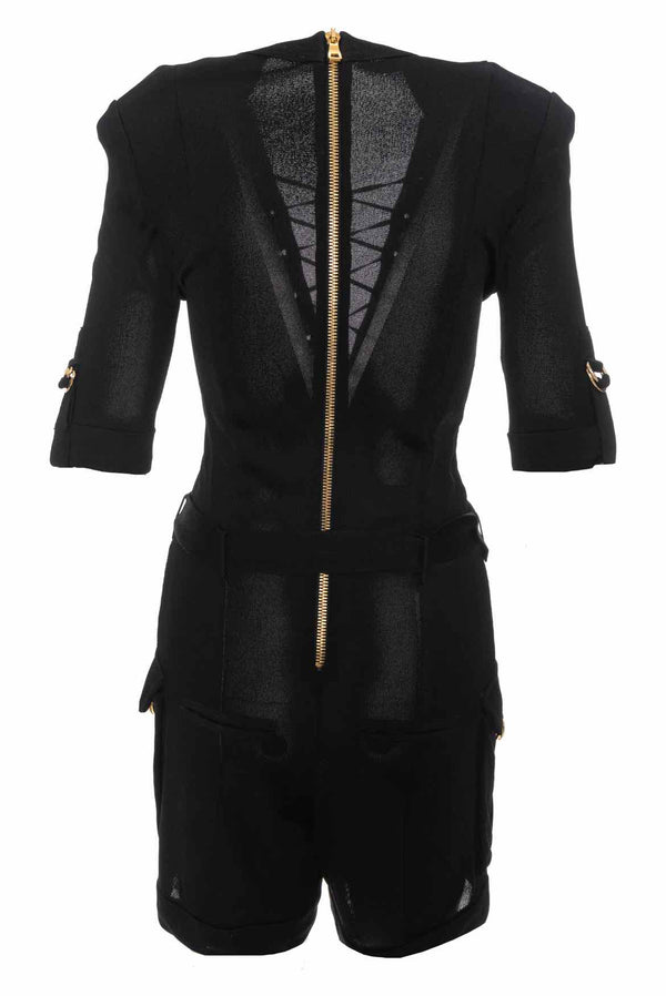 Jumpsuit Louis Vuitton Black size 34 FR in Cotton - 23713847