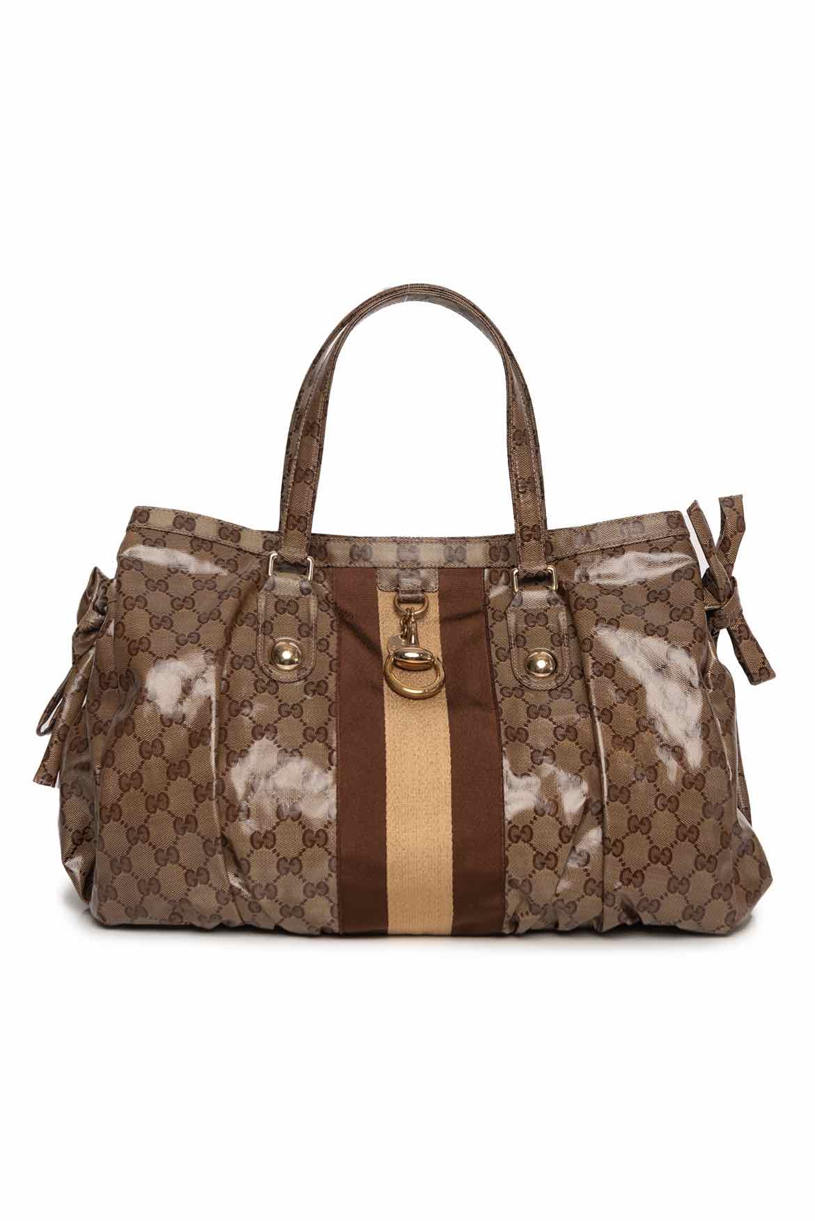 image of Gucci GG Crystal Web Tote