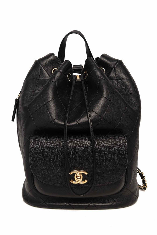 Chanel Caviar Turnlock Backpack – SFN