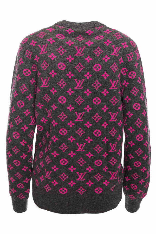 Louis Vuitton Men's Authenticated Wool Sweatshirt