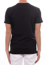 Black Diamond Weaved Foil Knit Tee