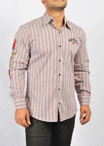 Red Black Checker Long Sleeve Shirt