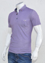 Purple Casual Polo