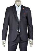 Navy Jetsetter Jacquard 2-Pieces Suit