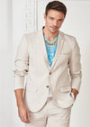 Beige Modern Luxe 2-Pieces Suit