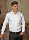White "Venetian" Studded Shirt
