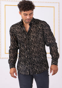 VESPER Burnout Velvet Shirt - Ross Mayer