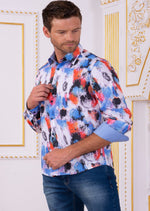 Blue "Day Dream" Print Shirt