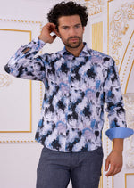 Navy "Day Dream" Print Shirt