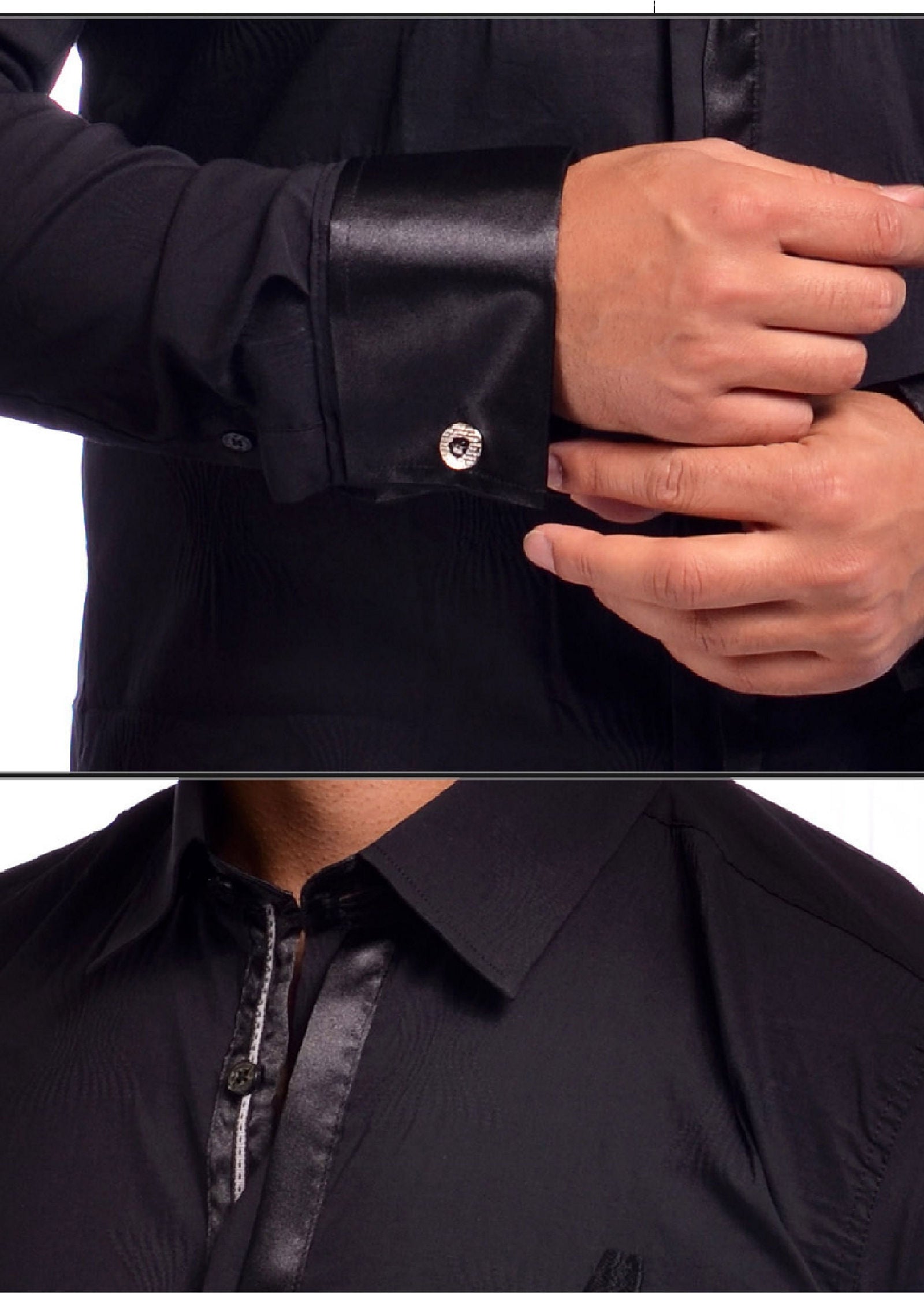 black dressy shirt