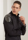 Black Silver Studded Jacket