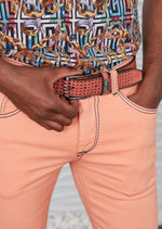 Orange Luxe Slim Fit Jeans