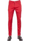 Red Gold "V-Zipper" Tech Pants