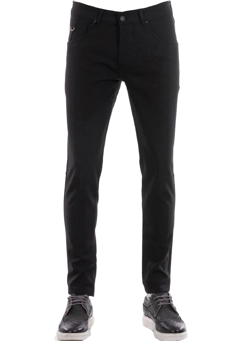 Black Micro D-ring Tech Pants