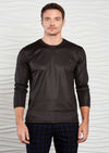 Black Micro Tech Long Sleeve Tee