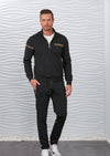 Black Gold Embroidery 2-pieces Tracksuit