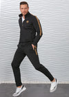 Black Gold Crown Embroidery 2-pieces Tracksuit