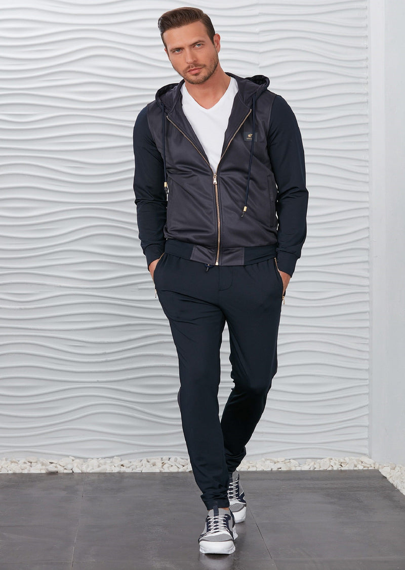 Navy Iconic 2-pieces Tracksuit