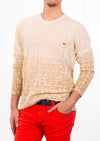 Beige Luxe "Letters" Knit Sweater