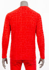 Red Luxe "Letters" Knit Sweater