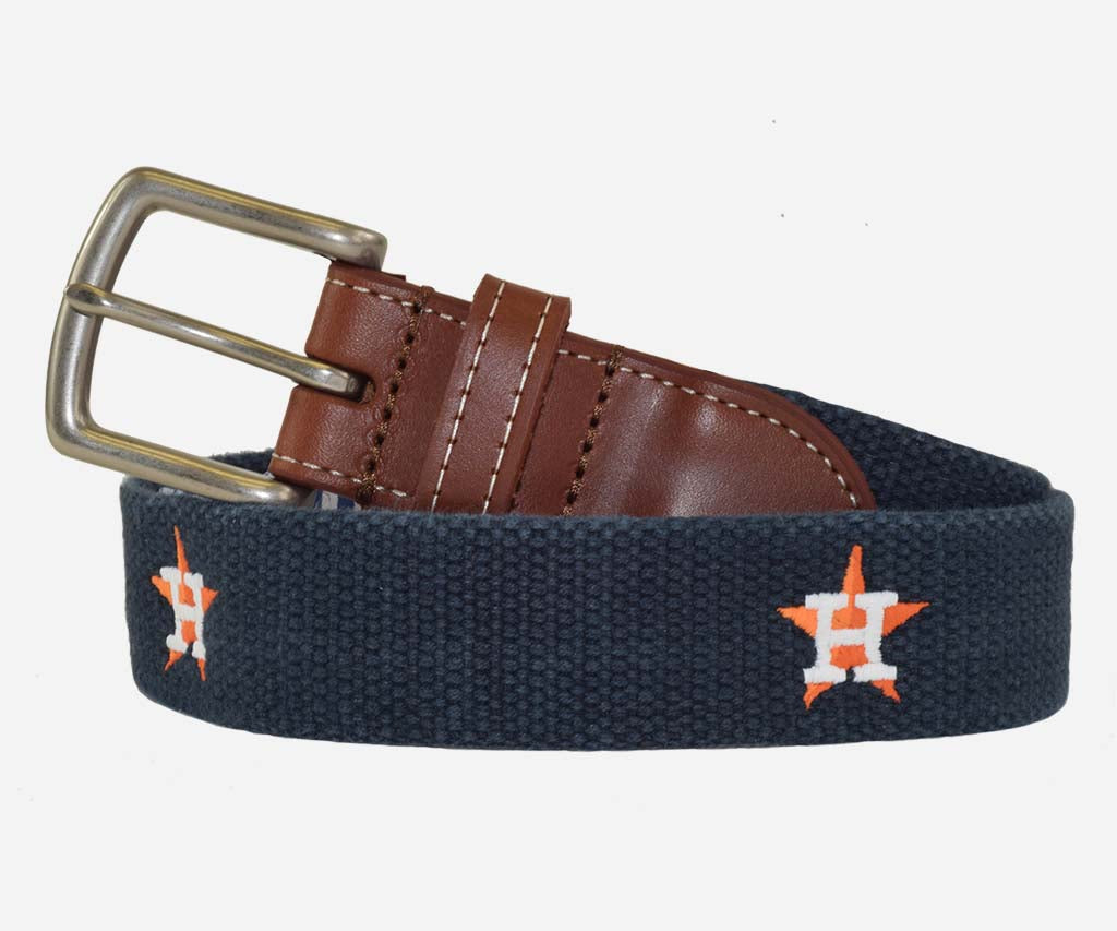Peter Millar Houston Astros Belt | Embroidered Belts – JT Spencer