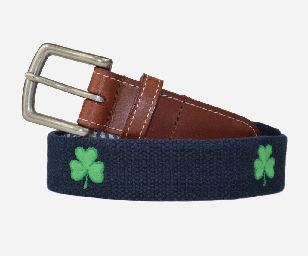 shamrock belt buckle