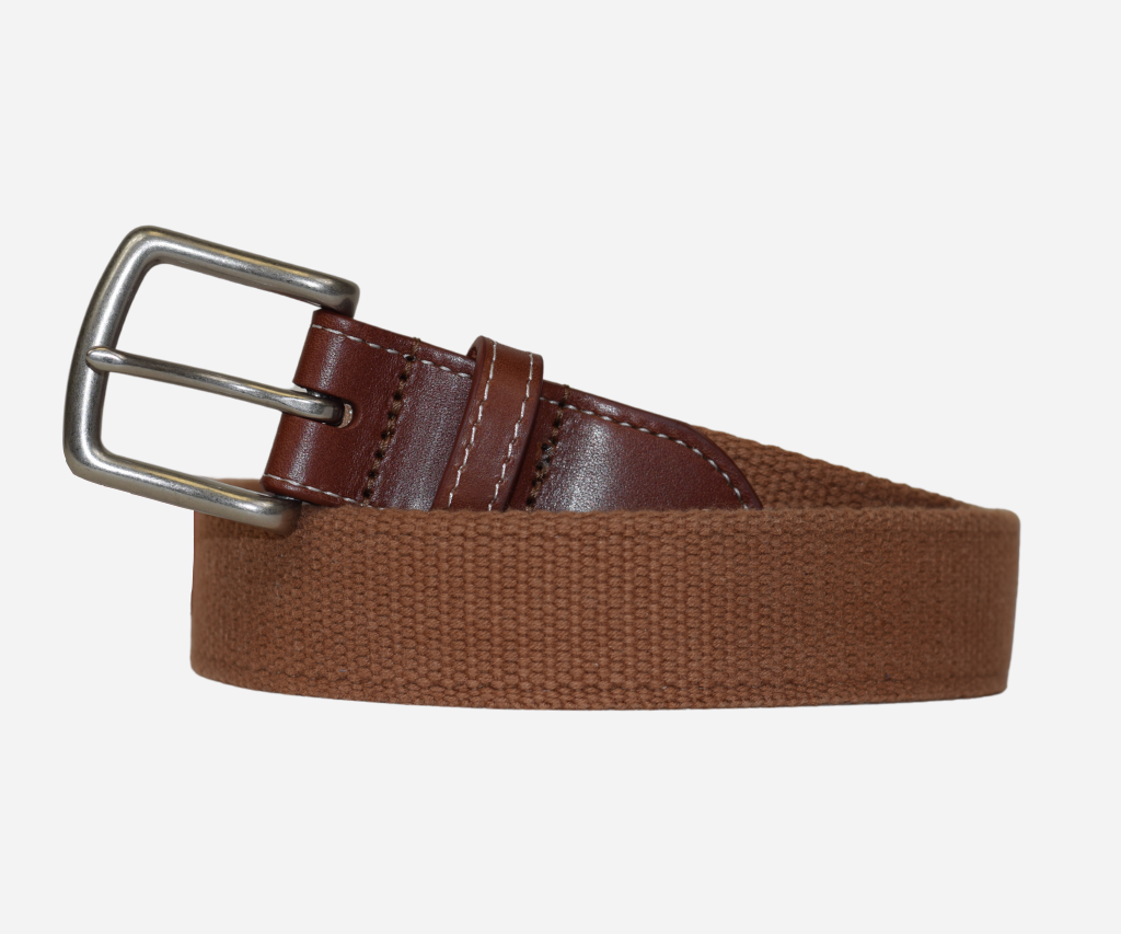 Chestnut Brown Solid Belt | Embroidered Belts – JT Spencer