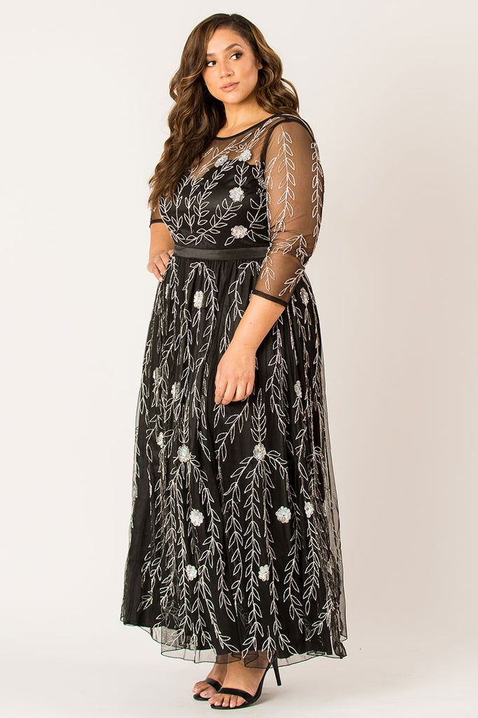 Dipping in enchantress maxi dress – CurveGirl