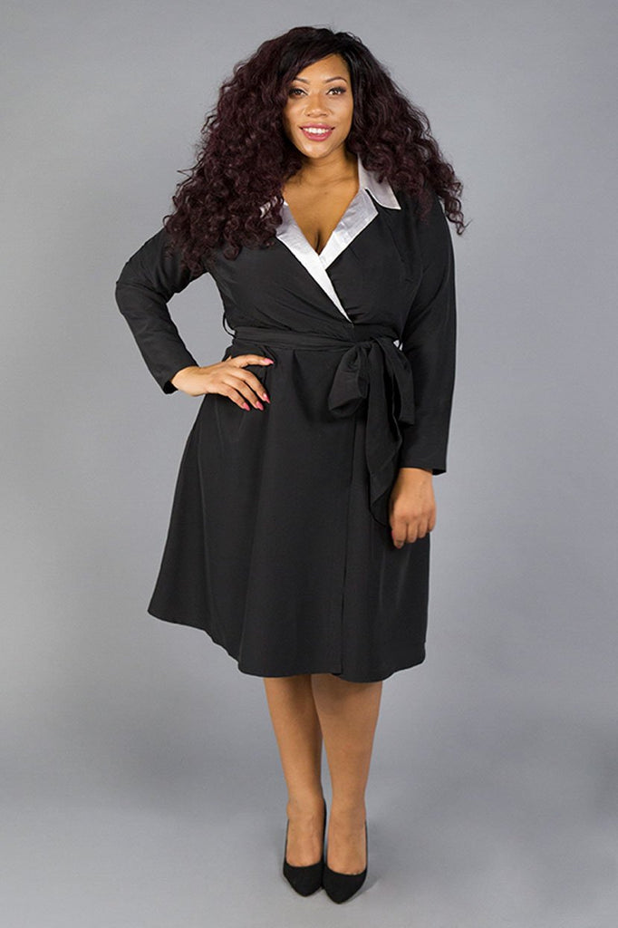 Naughty & Nice Satin Shirt Dress – CurveGirl