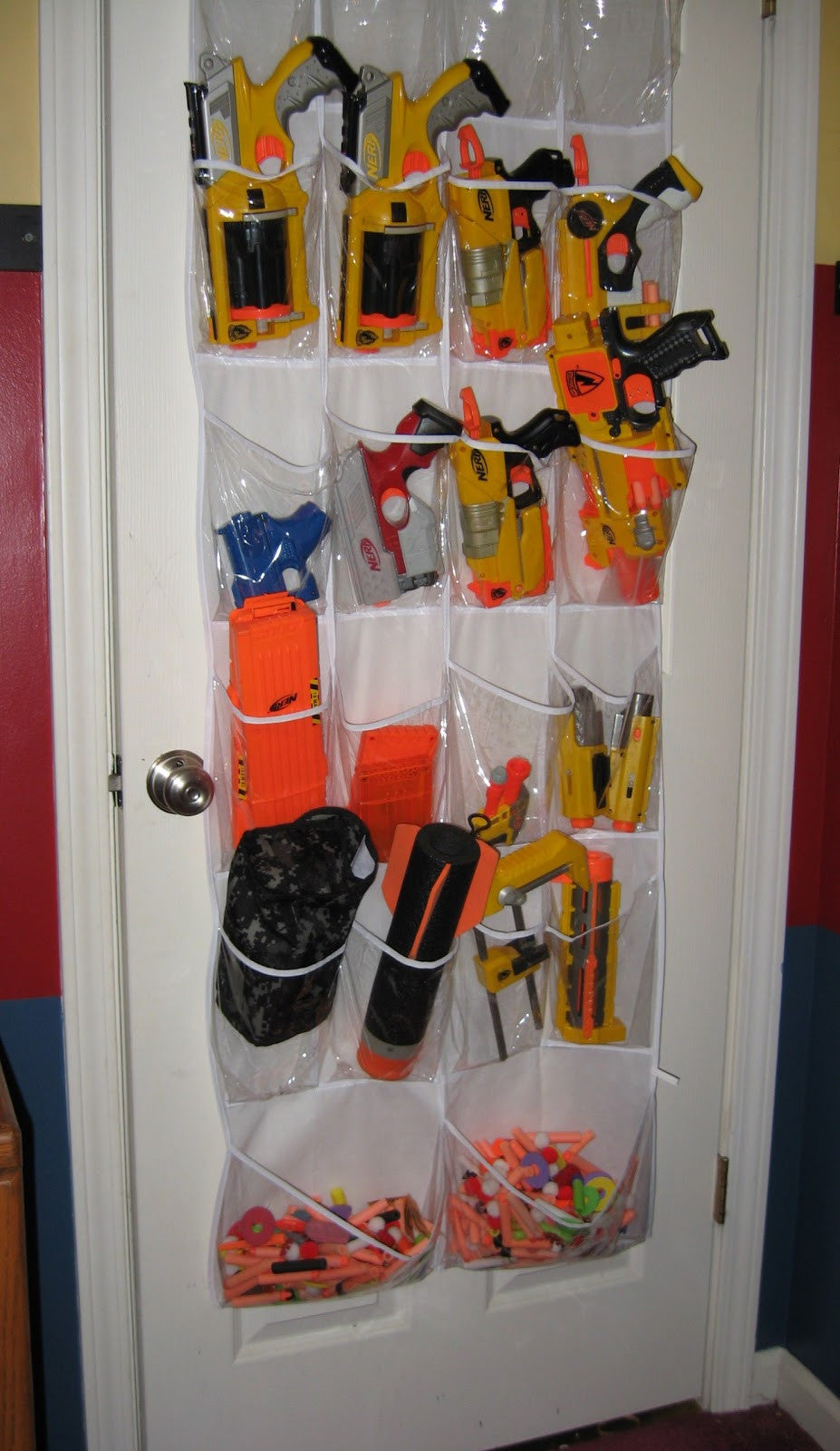 nerf gun organizer