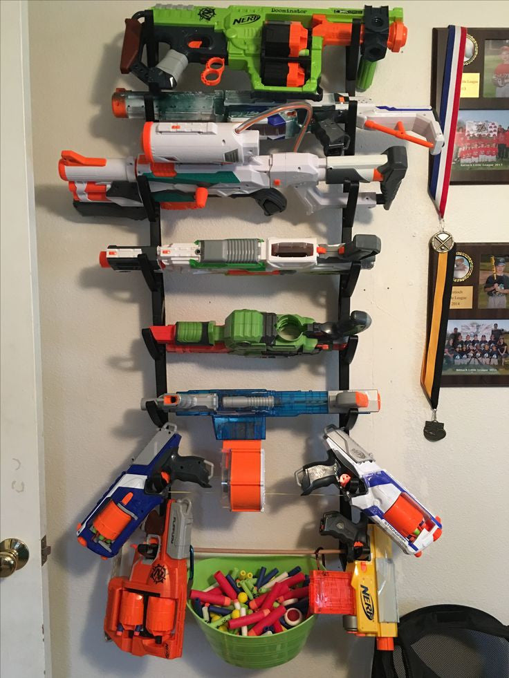 5 Cheap and Easy Nerf Storage Ideas - Ray Squad