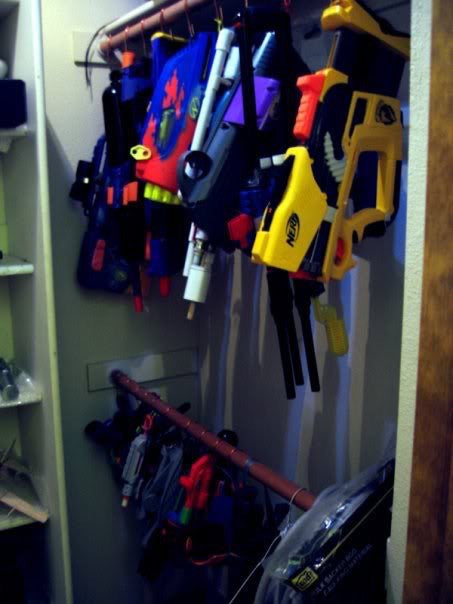 nerf gun storage bin