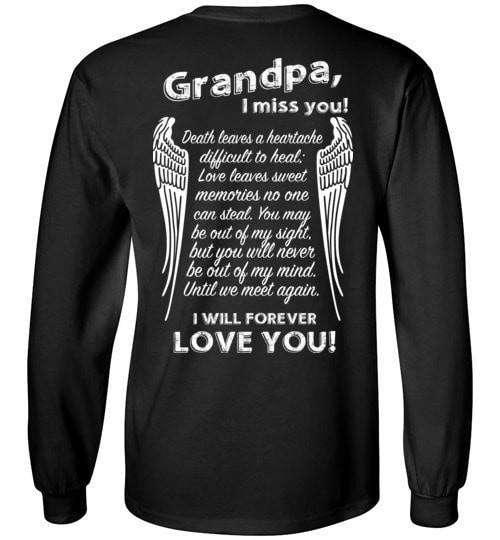 Grandpa I Miss You Long Sleeve