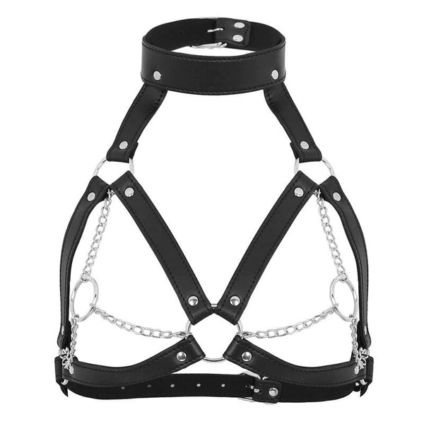 Punk Gothic Chained Harness - Gothic Babe Co