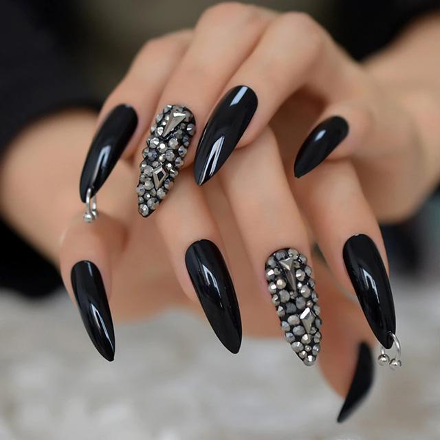 Aesthetic Stygian Nails - Gothic Babe Co