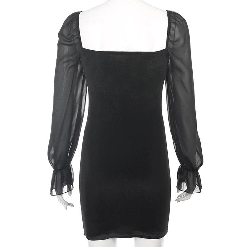 Black Beauty Dress - Gothic Babe Co