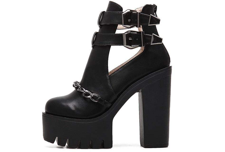 Catch This Karma Heels - Gothic Babe Co