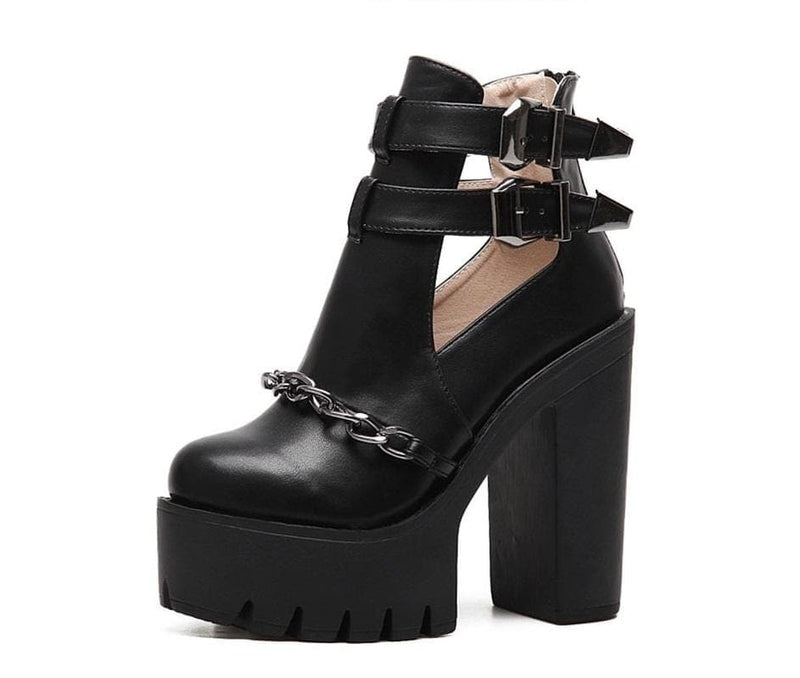 Catch This Karma Heels - Gothic Babe Co