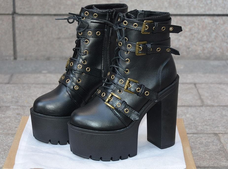 Let'z Rally Boots - Gothic Babe Co