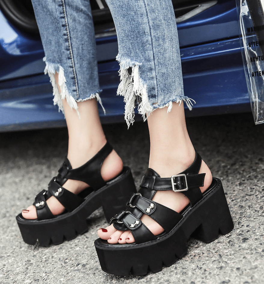 Mazikeen Sandals - Gothic Babe Co