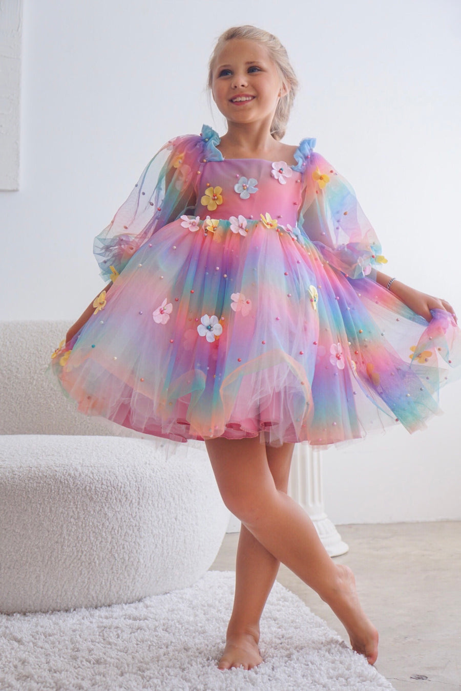 Beautiful Pink Unicorn Dress — Little Rosebuds Pamper Parlour