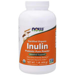 NOW Inulin Prebiotic Pure Powder, Organic-1 lb (454 g)-N101 Nutrition
