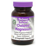 Bluebonnet Nutrition Buffered Chelated Magnesium-60 vegetable capsules-N101 Nutrition