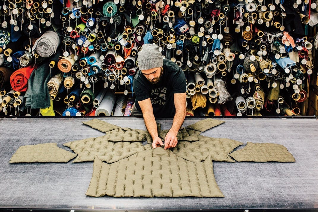 Senior product designer Christian Regester developing an early prototype. Photo: Kyle Sparks.