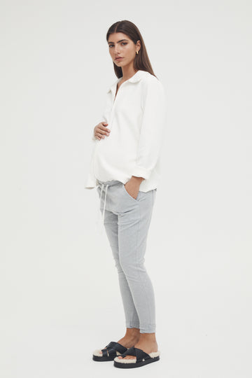 Stretchy Maternity Joggers in Navy – LÉGOE HERITAGE