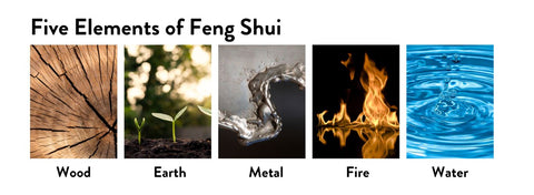 A image of the 5 elements of Feng Shui.