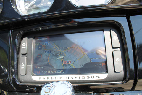 configure Harley-davidson gps radio screen problem