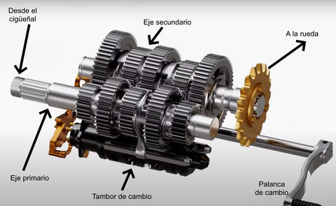How the transmission or gearbox of a motorcycle works – California  Motorcycles